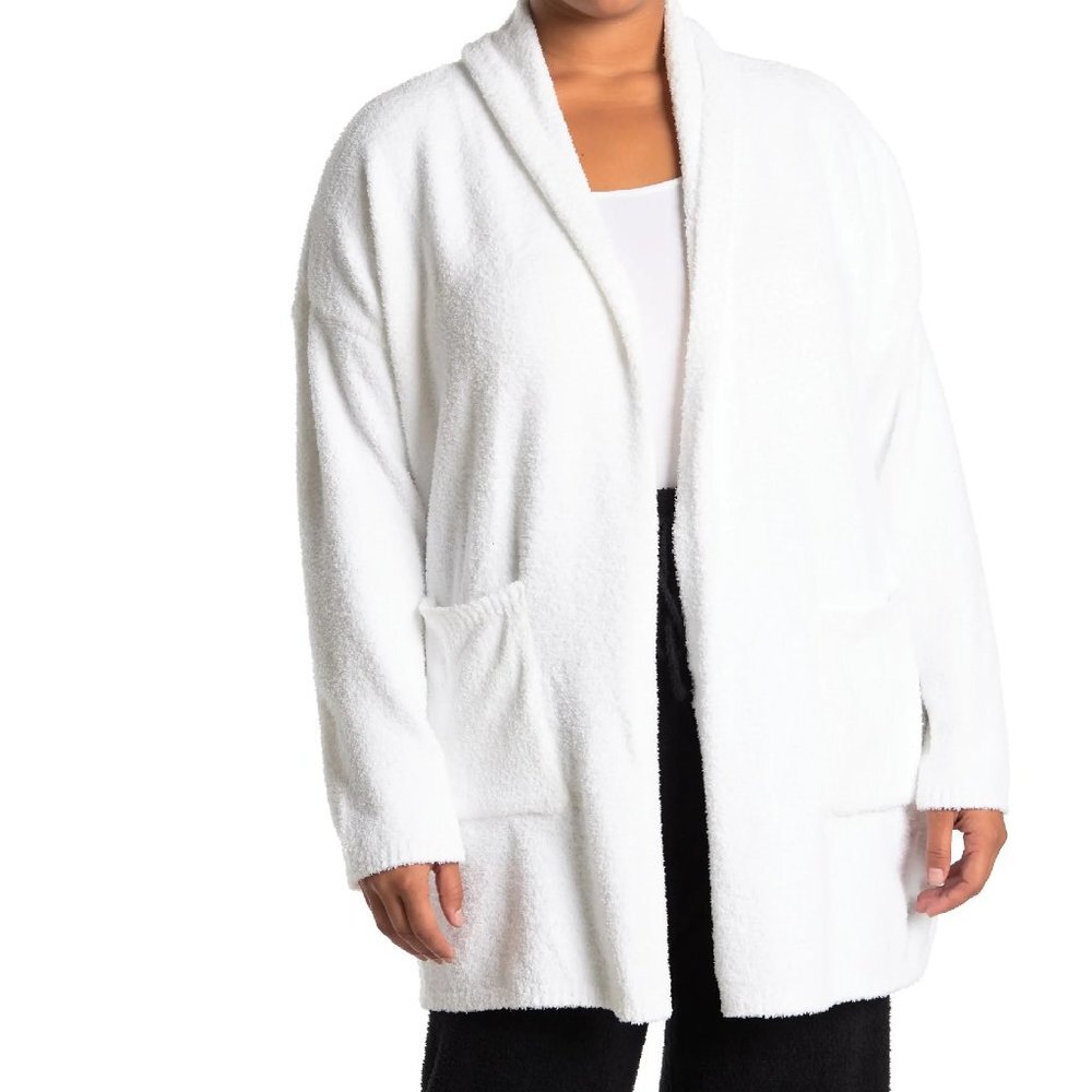 RDI Shawl Collar Fuzzy Cardigan